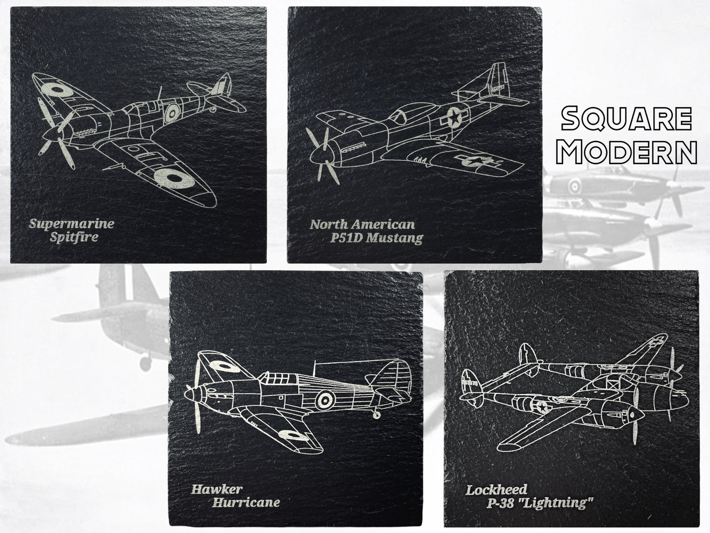 WW2 Fighter Aircraft Set