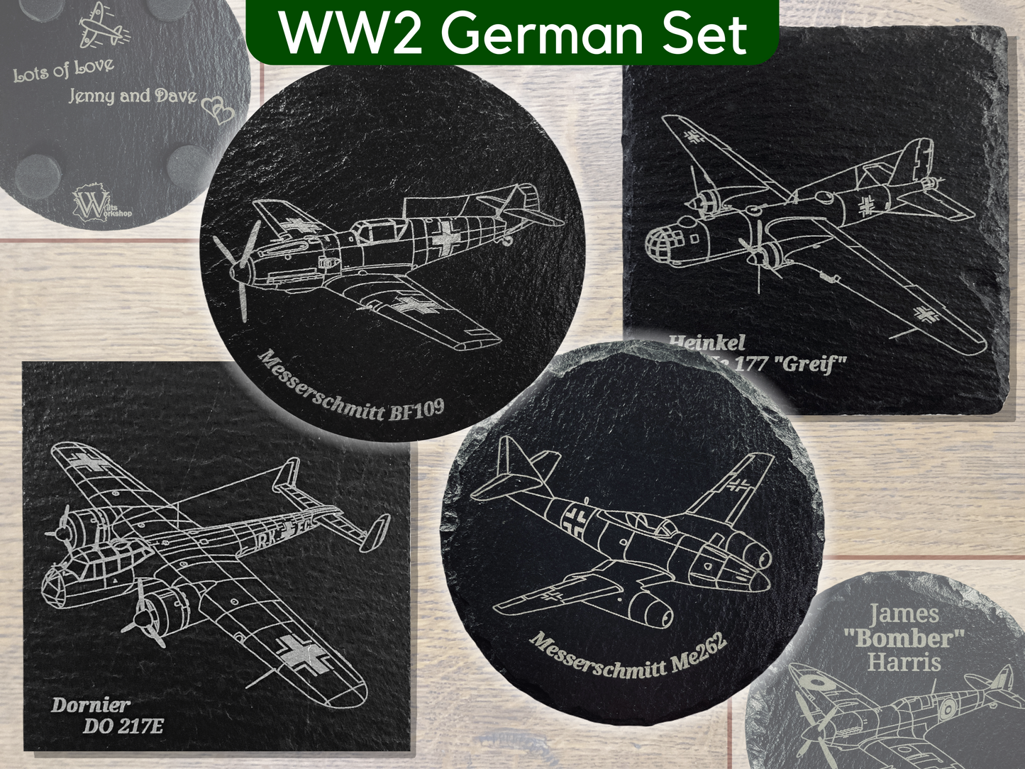 WW2 German Aircraft Set