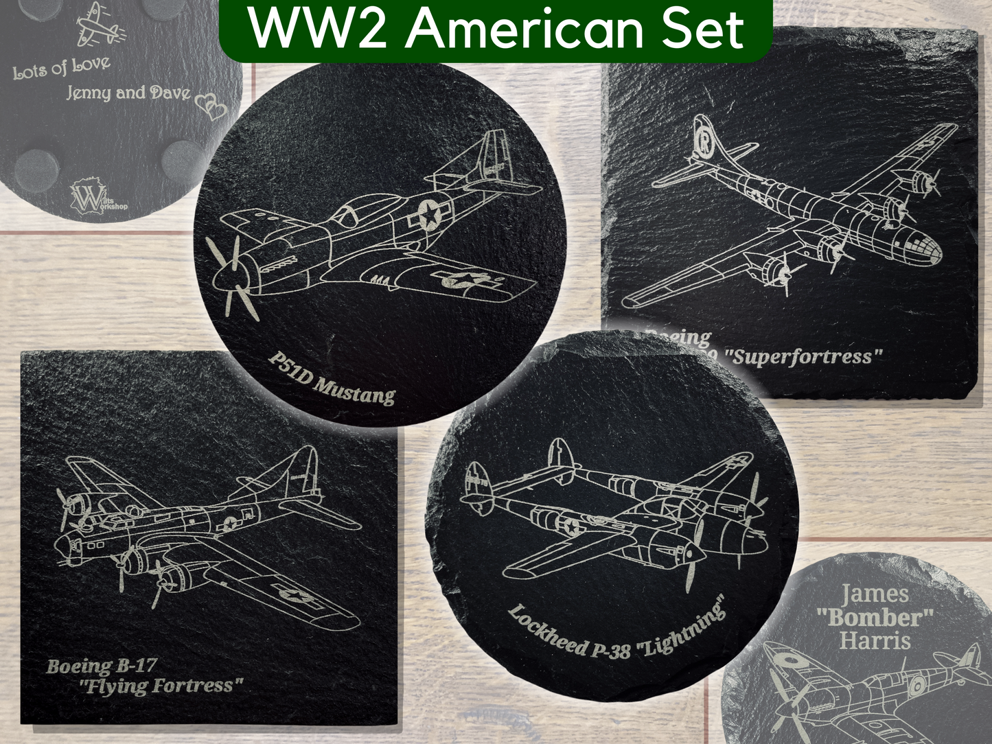 WW2 American Aircraft Set