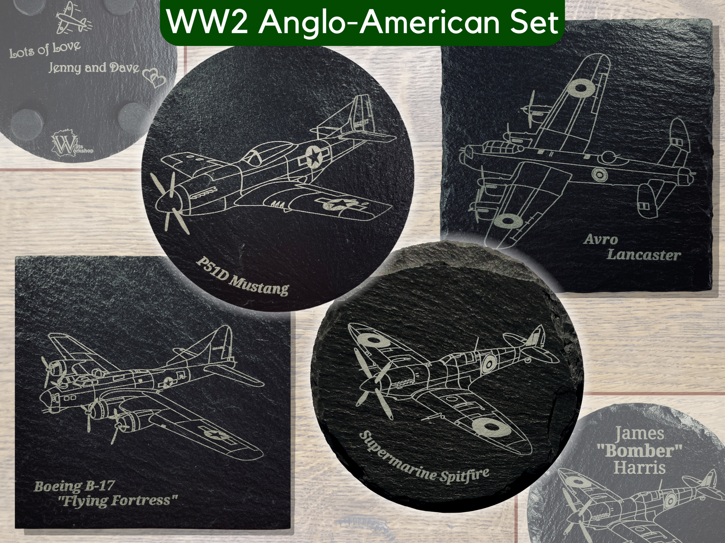 WW2 Anglo-American Aircraft Set