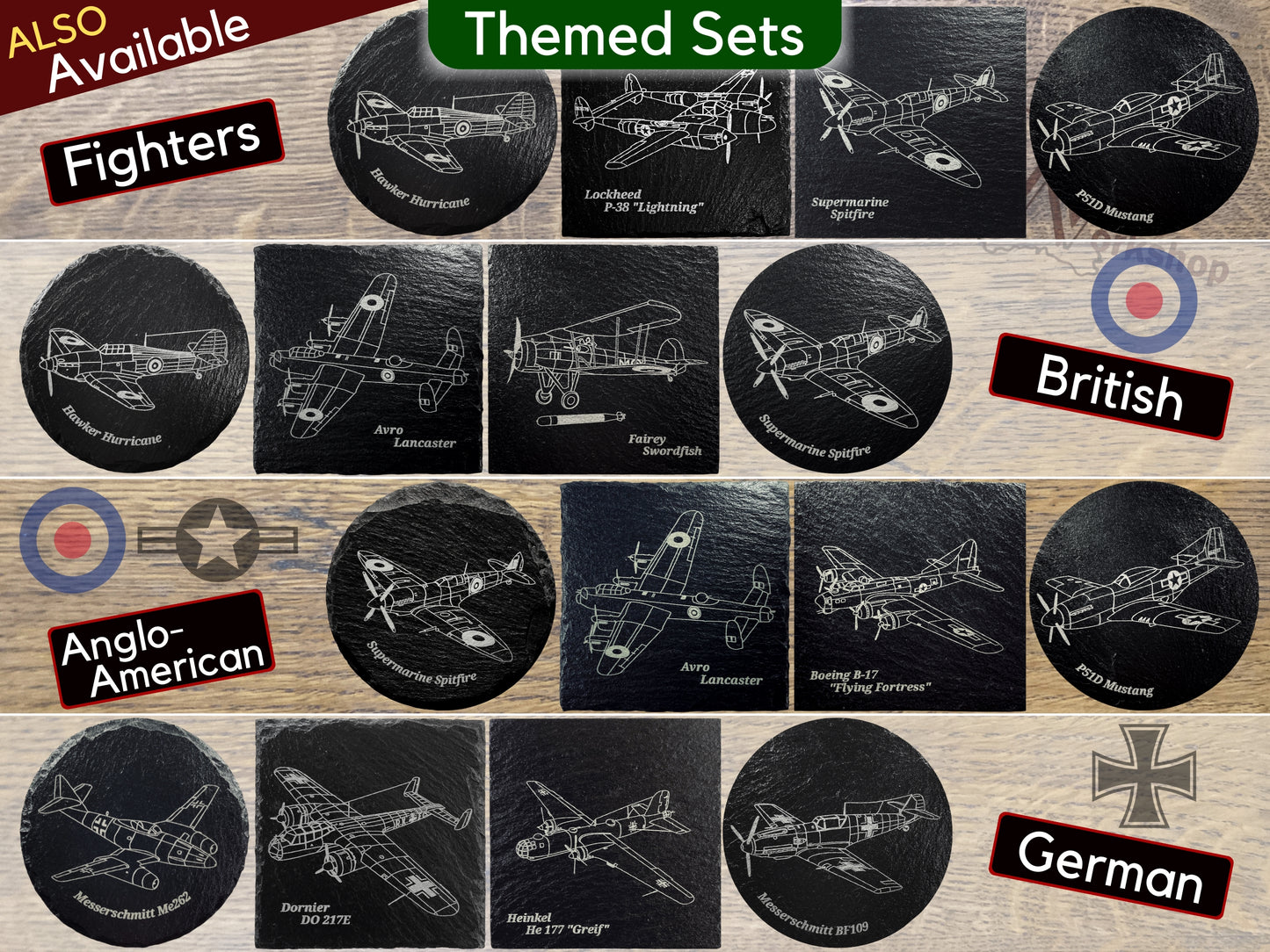 WW2 American Aircraft Set